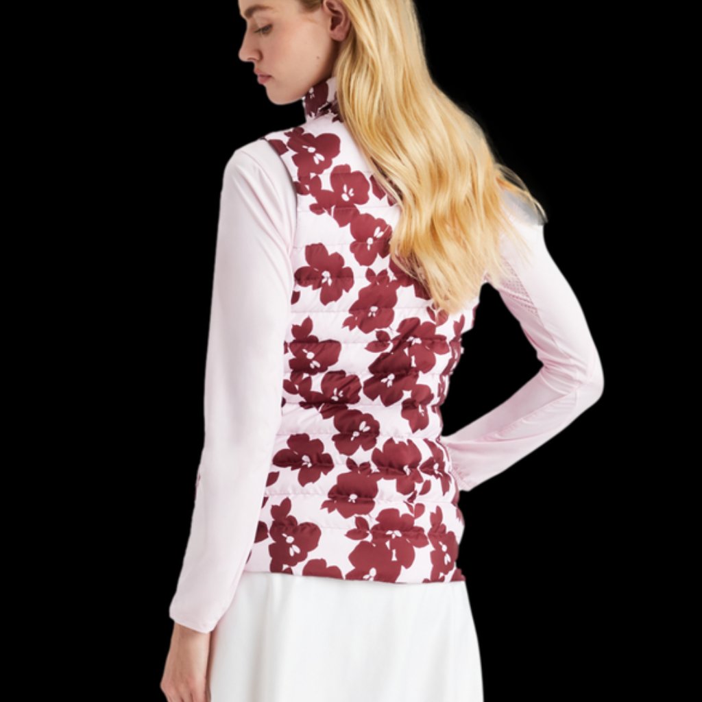 G/Fore Floral Hybrid Quilted Vest — image 5 of 7